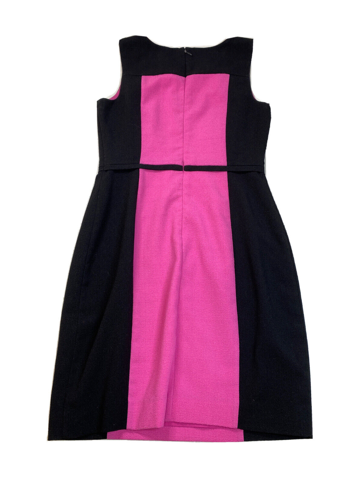 Banana Republic Women's Black/Pink Sleeveless Knee Length Shift Dress - 4