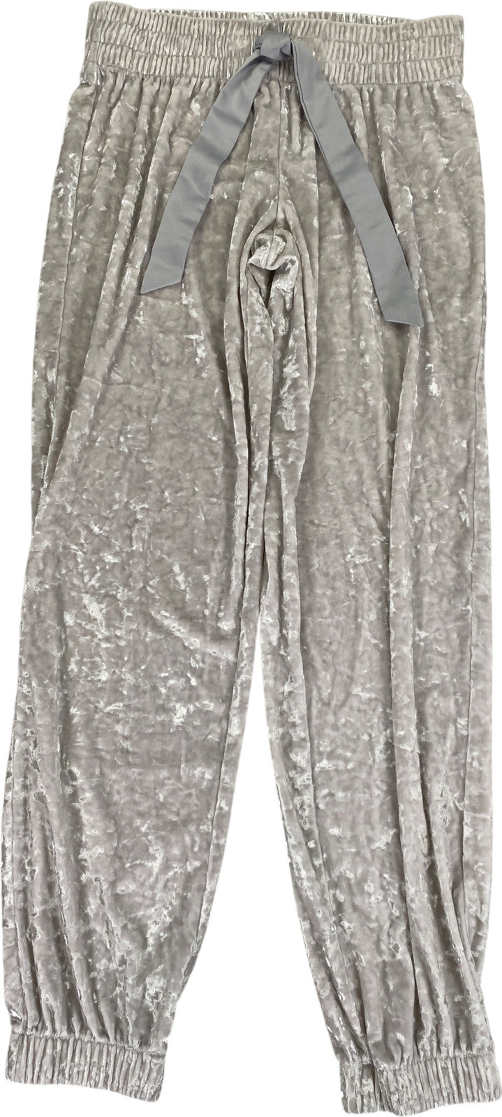 Victoria’s Secret Women’s Ivory Velour Jogger and Cropped Cami Pajama Set - XS
