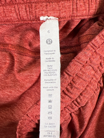 Lululemon Women’s Terra Orange Soft Jersey Classic Fit Jogger Sweatpants - 6/S