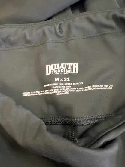 Duluth Trading Women’s Black Straight Leg Athletic Pants - M x 31