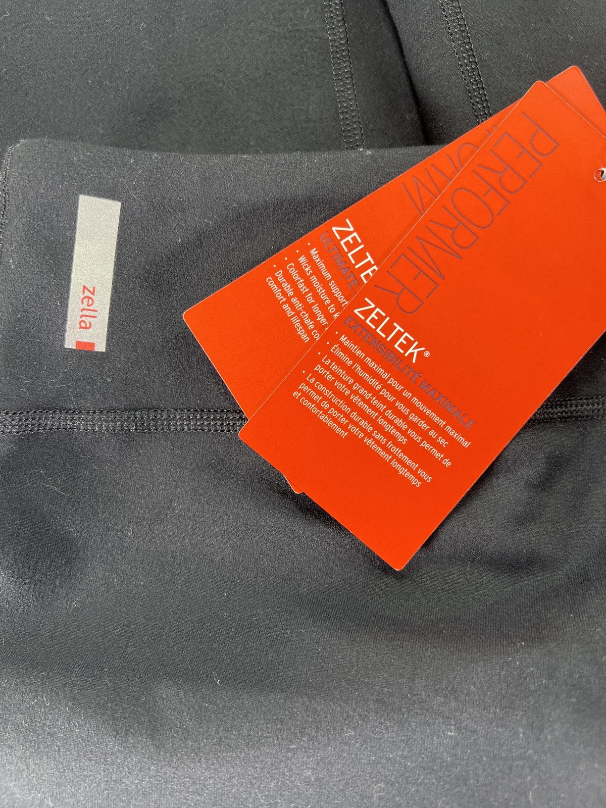 Zeltek Women’s Black Slim Fit Athletic Full Length Leggings - S