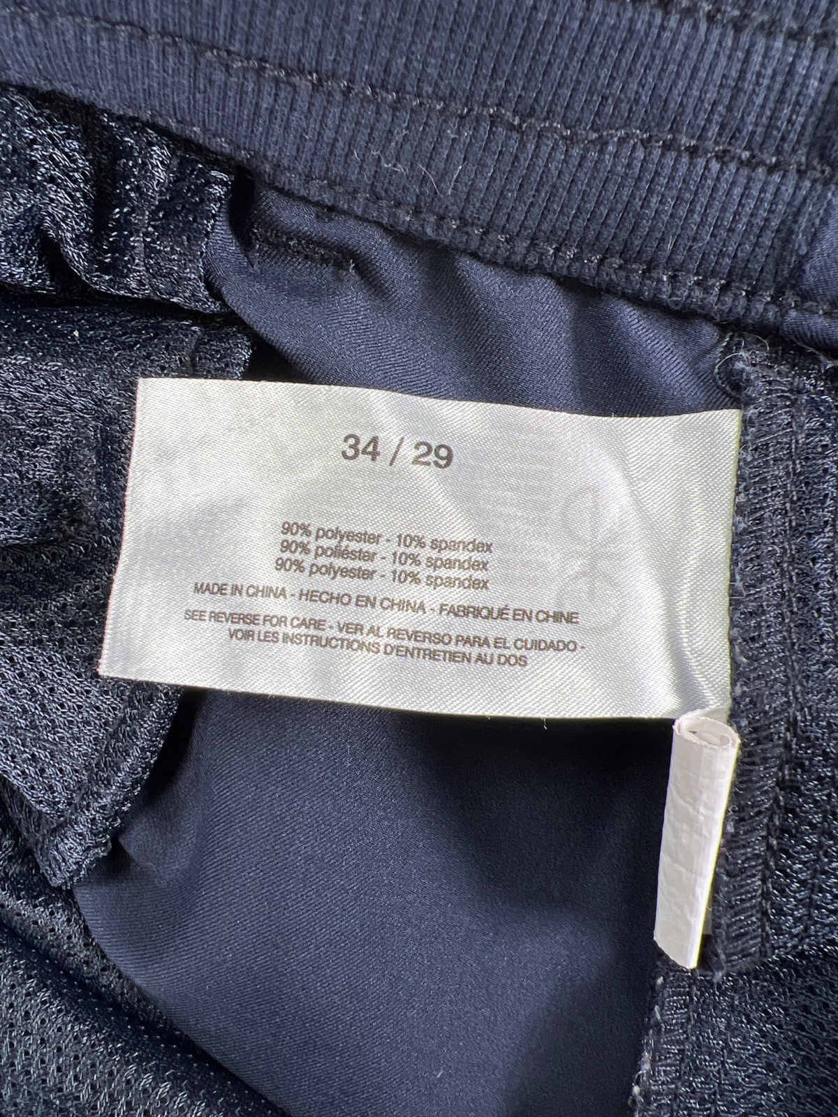 Marc New York Men’s Blue Stretch Slim Fit Commuter Travel Pants - 34x29