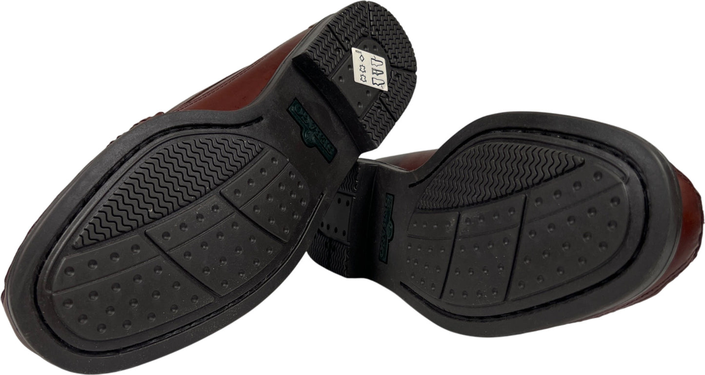 Sebago Men’s Brown Leather Dan Slip On Dress Penny Loafers - 11D
