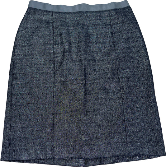 LOFT Women’s Black Metallic Pencil Skirt - 2