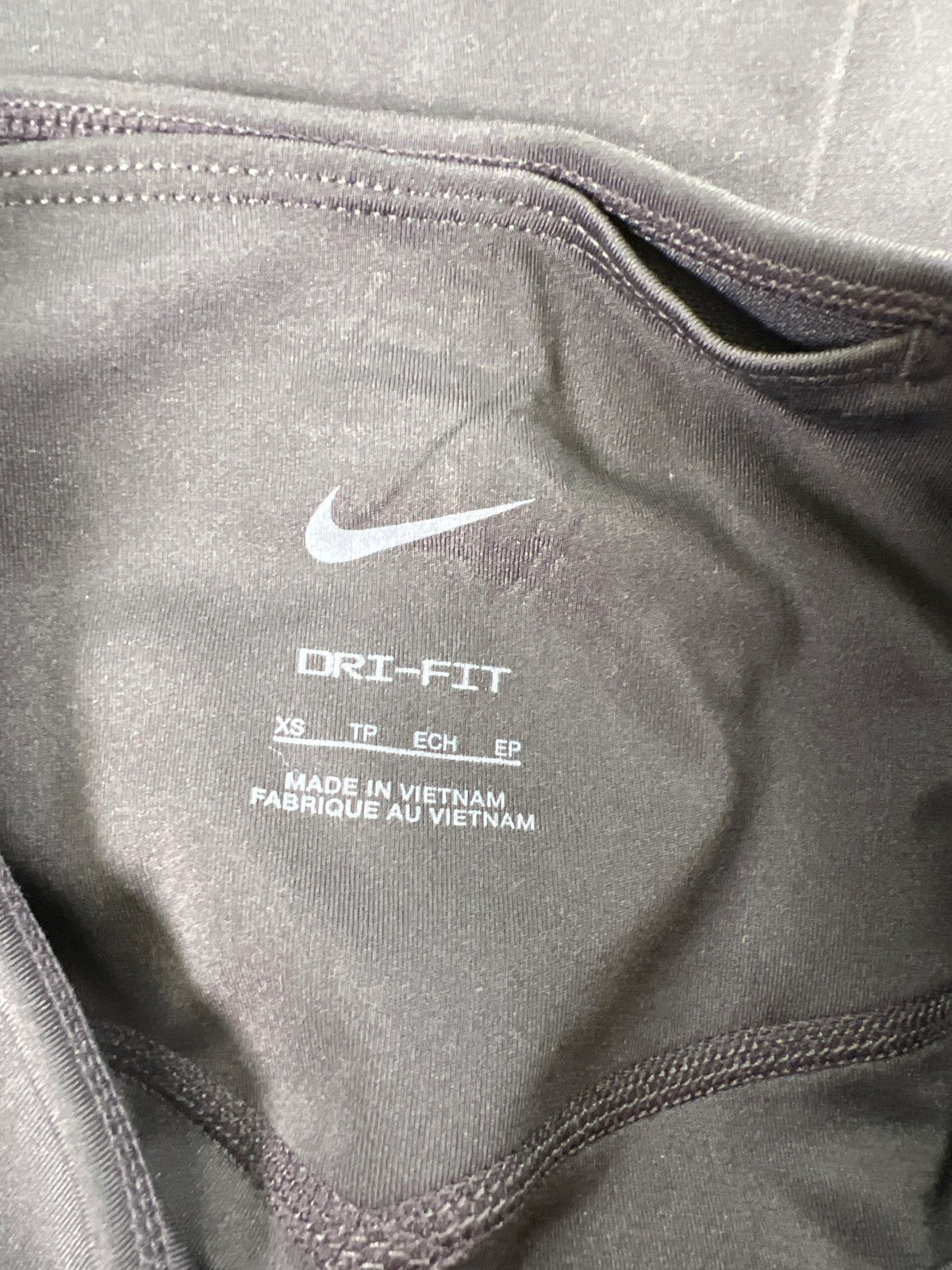 Nike Women’s Black Dri-Fit Training Athletic Leggings - XS