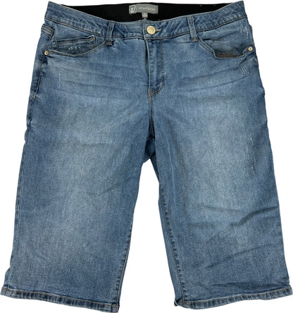 Wit and Wisdom Women’s Light Wash Bermuda Jean Shorts - 14