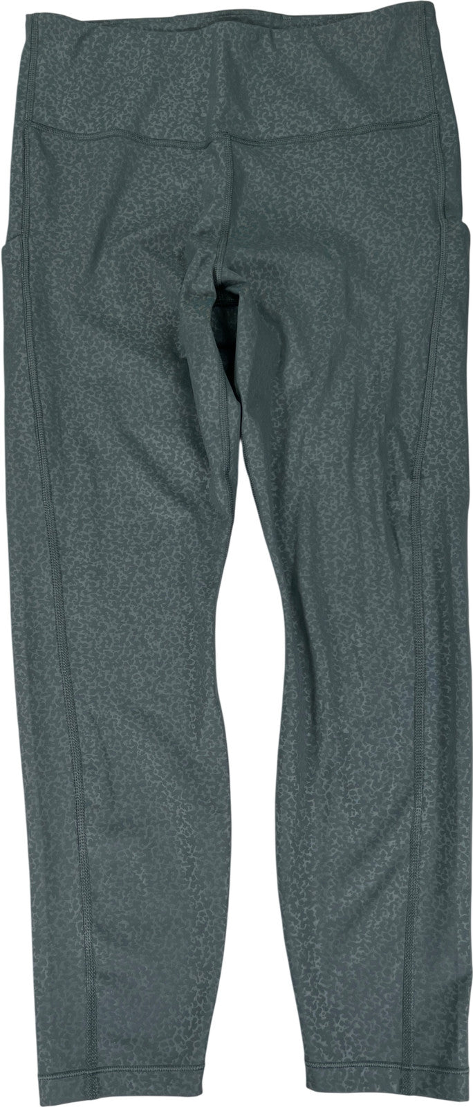 Athleta Women’s Gray Ultimate Stash Pocket Embossed 7/8 Tight Leggings - M