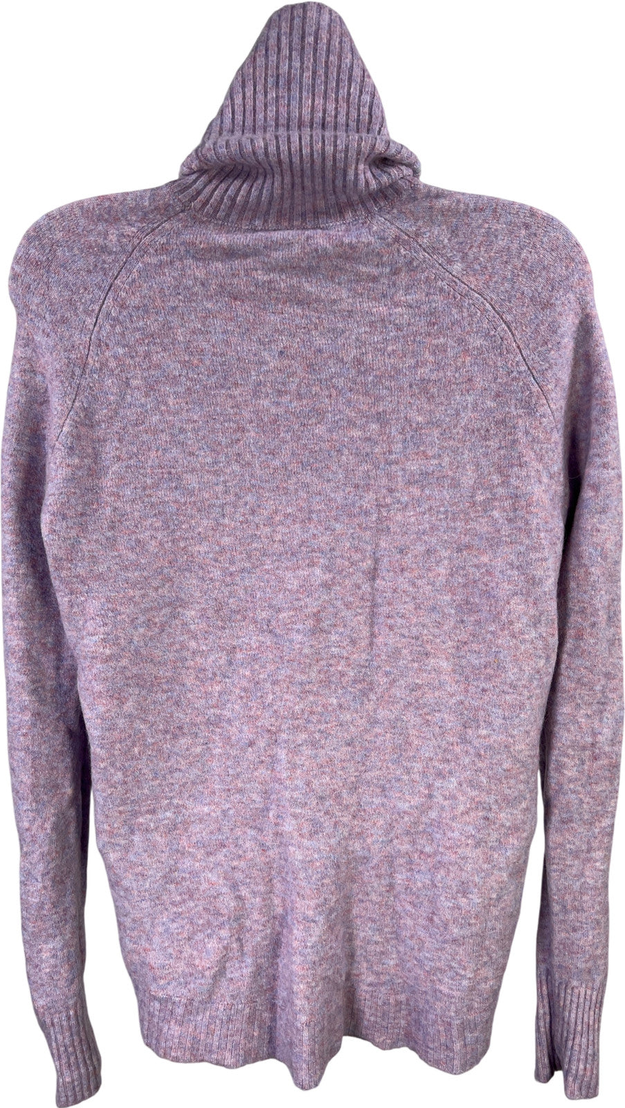 J.Crew Women’s Purple Long Sleeve Cowl Neck Wool Blend Sweater - XS