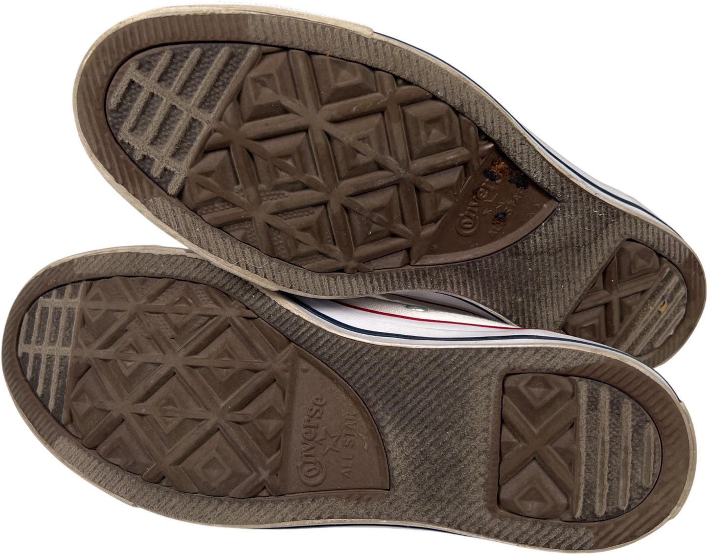 Converse Women’s White Canvas Low Top Lace Up Casual Sneakers - 8