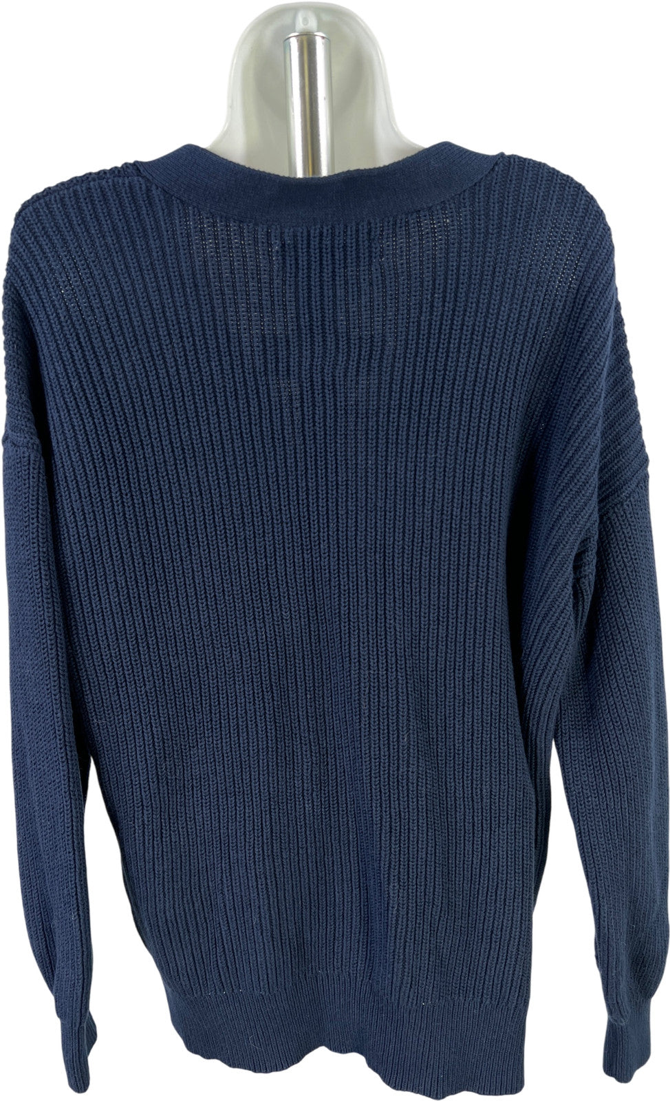 LOFT Women’s Blue Long Sleeve Button Up Cardigan Sweater - L