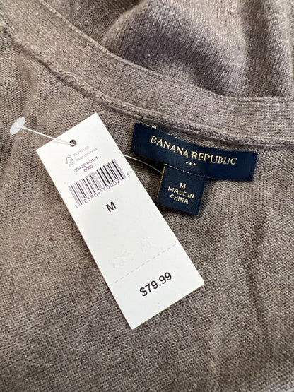 Banana Republic Women’s Brown Thin Knit Long Sleeve Wrap Sweater Dress - M