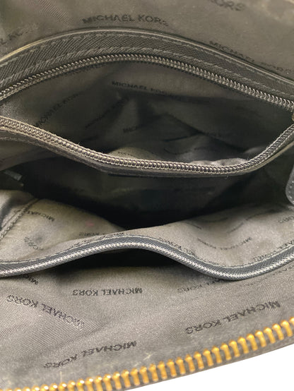 Michael Kors Women’s Black Saffiano Leather Cindy Dome Crossbody Purse