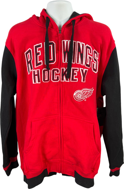 GIII Sports Men’s Red NHL Detroit Red Wings Full Zip Sweatshirt - XL
