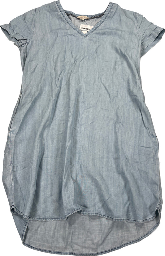 NEW LOFT Women’s Blue Short Sleeve V-Neck T-Shirt Dress - M