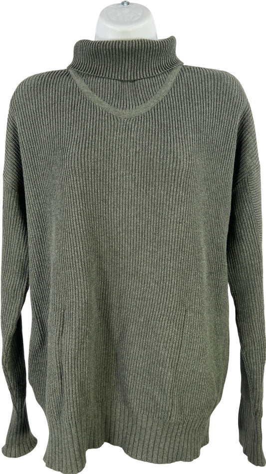 Lululemon Women’s Pesto Green Cozy Calling Turtleneck Sweater - S