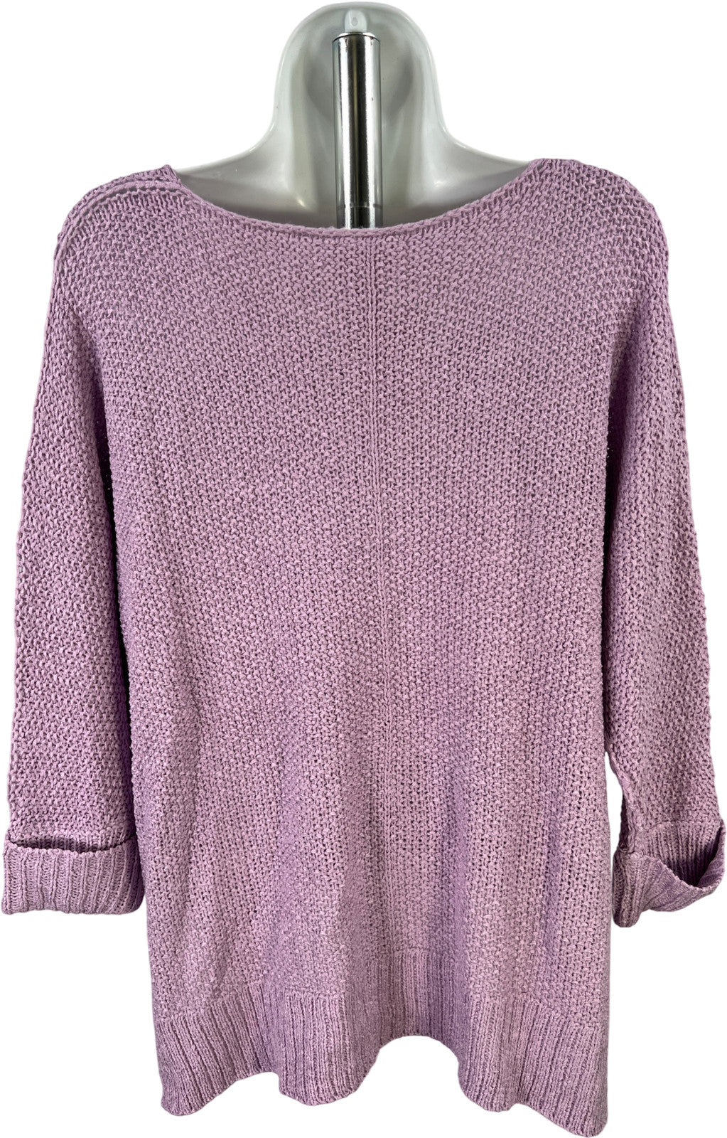 Ee:some Women’s Purple Long Cuffed Sleeve Sweater - M/L
