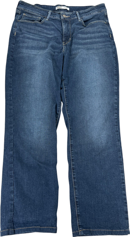 Levi’s Women’s Medium Wash Totally Shaping Straight Denim Jeans - 12 Long