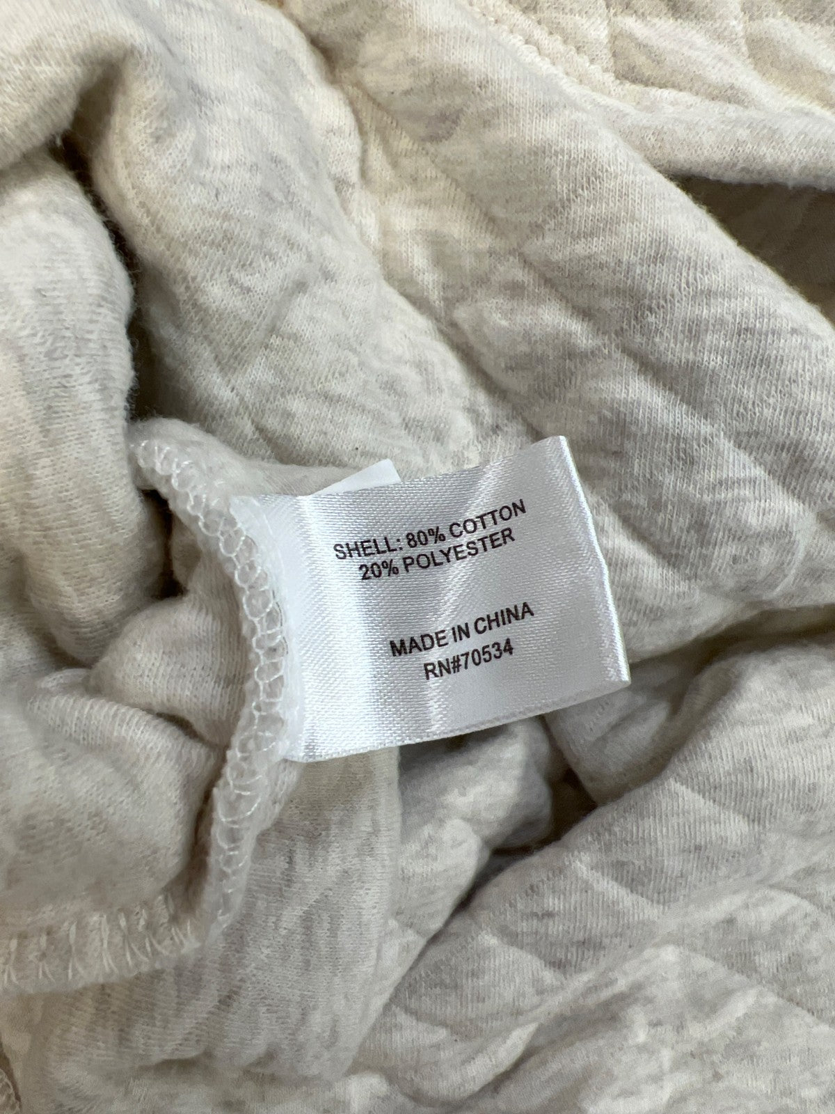 Orvis Women’s Ivory Quilted Long Sleeve Shirt - M