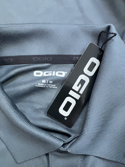 Ogio Men’s Gray Long Sleeve Athletic Polo Shirt - M