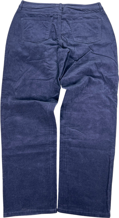 Croft and Barrow Women’s Blue Straight Corduroy Jeans - 12 Short