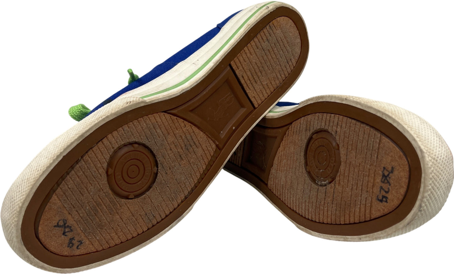 Polo Ralph Lauren Men’s Blue Canvas Vaughn Low Top Sneakers - 10.5D