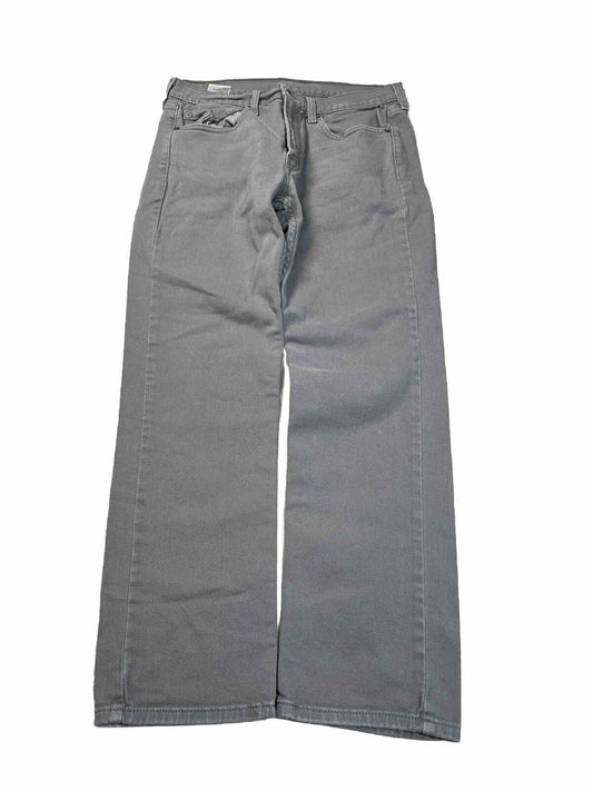 Levi's Men's Gray 514 Straight Slim Jeans - 32x30