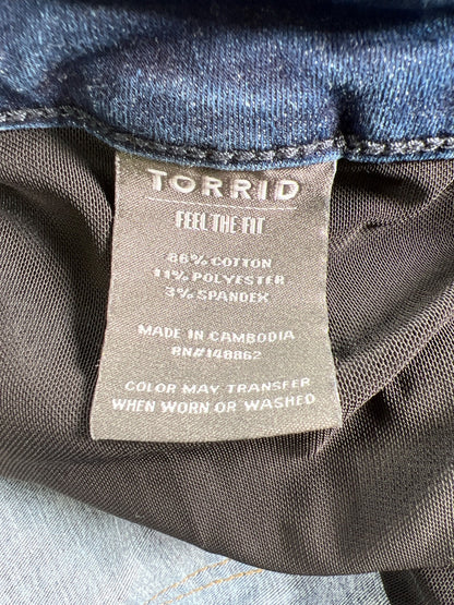 Torrid Women’s Medium Wash Trio Fit Slim Boot Denim Jeans - Plus 16/20 R