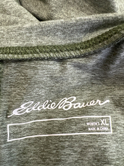 Eddie Bauer Women’s Green Short Sleeve Athletic Shirt - XL
