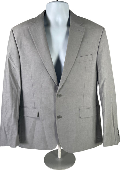 Tommy Hilfiger Men’s Gray 2 Button Long Sleeve Blazer Jacket - 40s