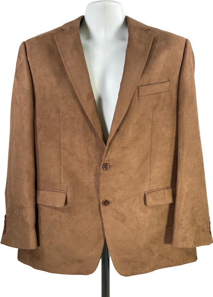 Lauren Ralph Lauren Men’s Brown Suede 2 Button Blazer Jacket - 44L