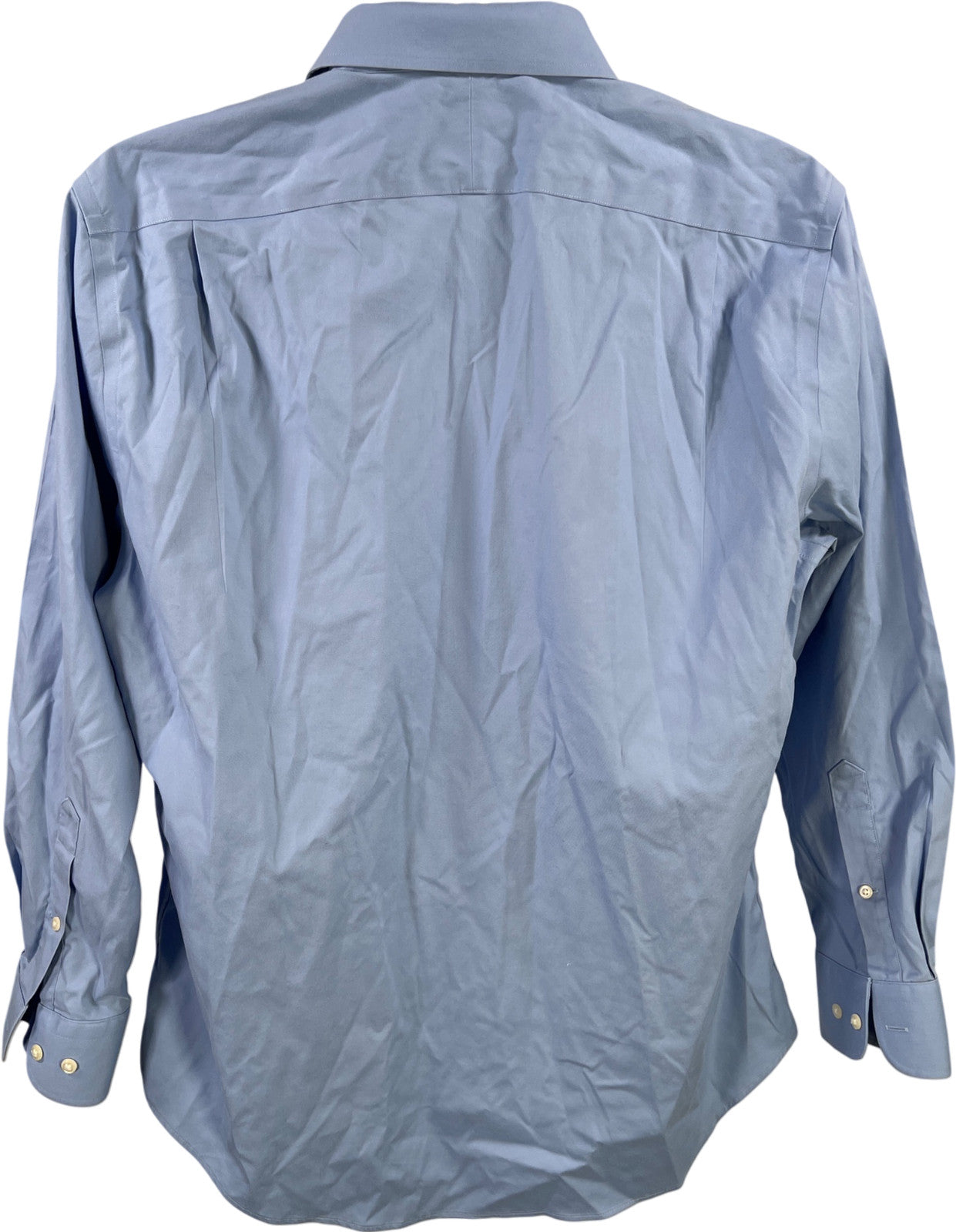 Nordstrom Men’s Blue Wrinkle-Free Long Sleeve Button Up Shirt - 16