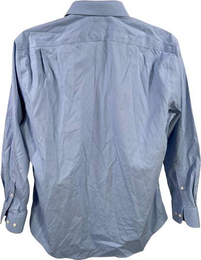 Nordstrom Men’s Blue Wrinkle-Free Long Sleeve Button Up Shirt - 16