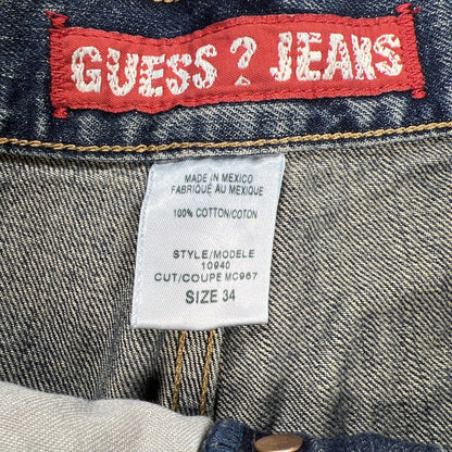 Guess Men's Medium Wash Vintage Denim Jean Shorts - 34