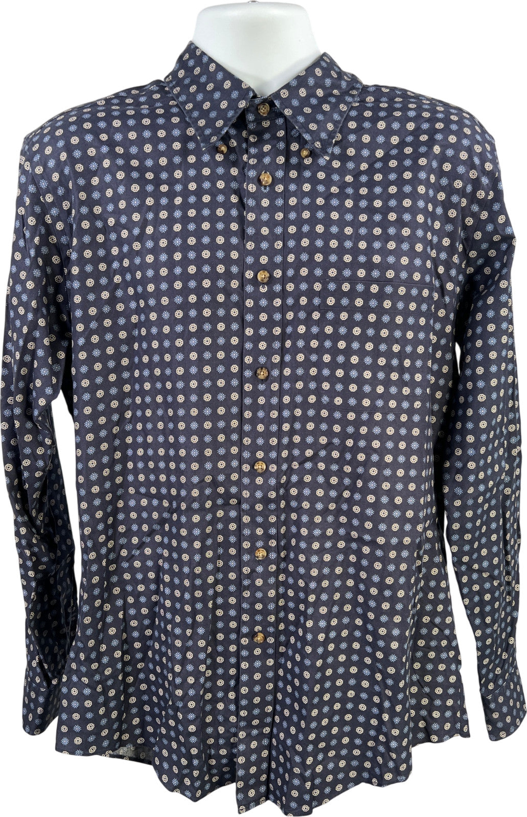 Brooks Brothers Men’s Blue Regent Button Up Shirt - L