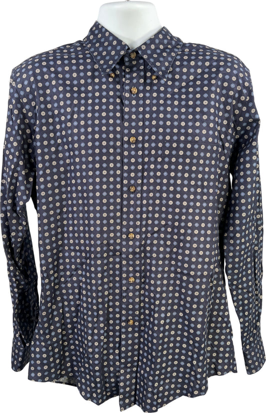 Brooks Brothers Men’s Blue Regent Button Up Shirt - L