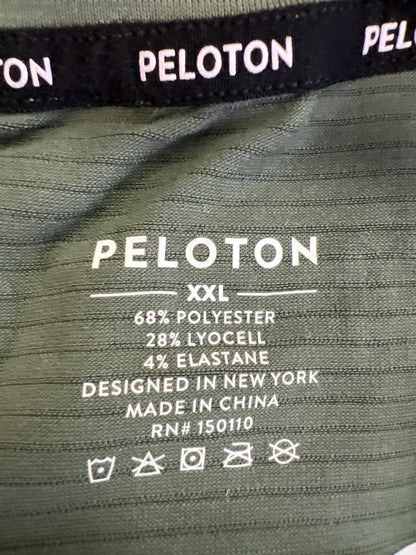 Peloton Men’s Green Short Sleeve Athletic T-Shirt - XXL