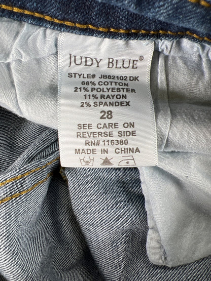 Judy Blue Women’s Medium Wash Relaxed Fit Denim Jeans - 28
