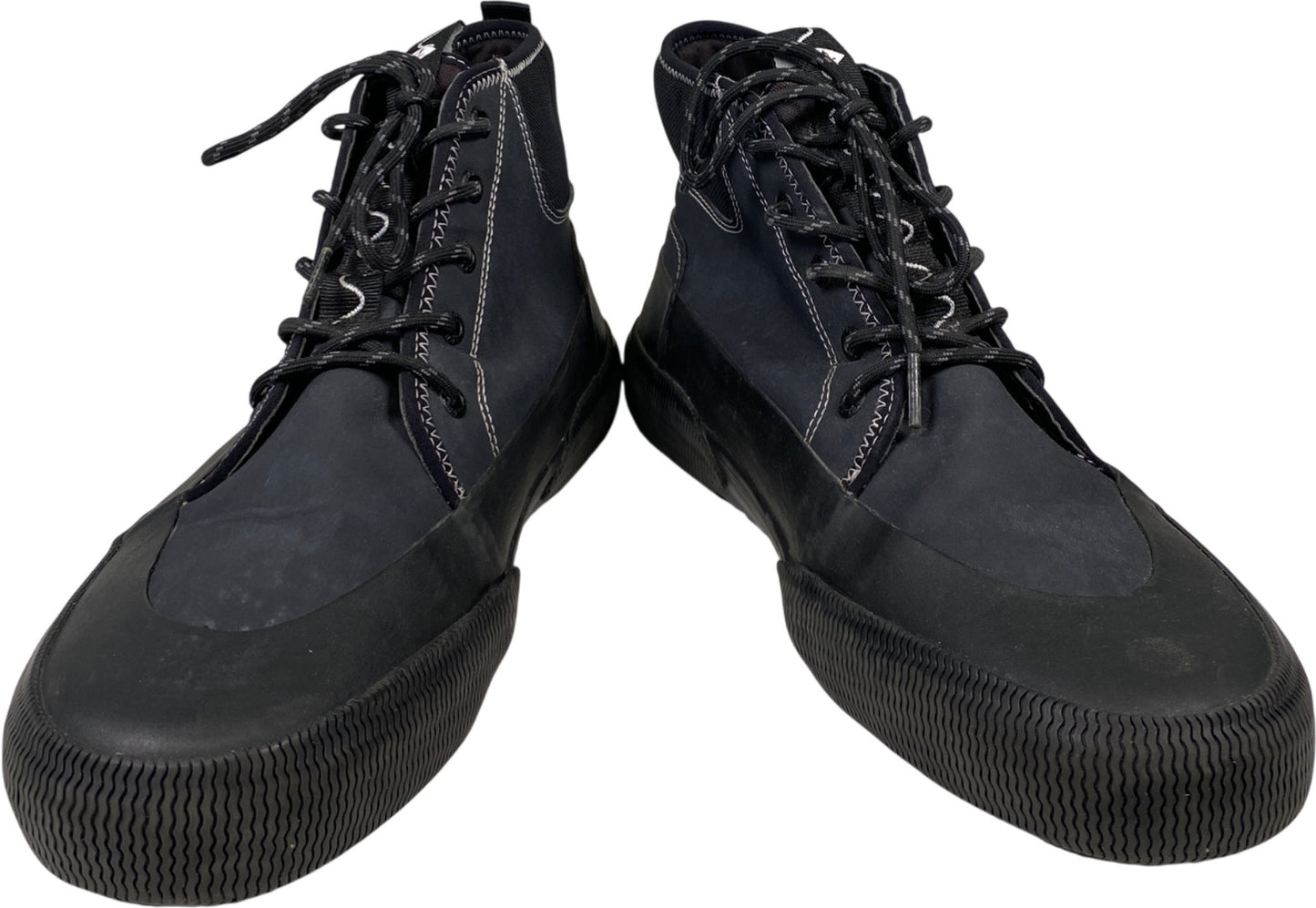 Sperry Men’s Black Halyard Storm Lace Up Short Ankle Duck Boots - 11