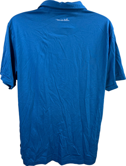 Travis Matthew Men’s Blue Short Sleeve Polo Shirt - XXL