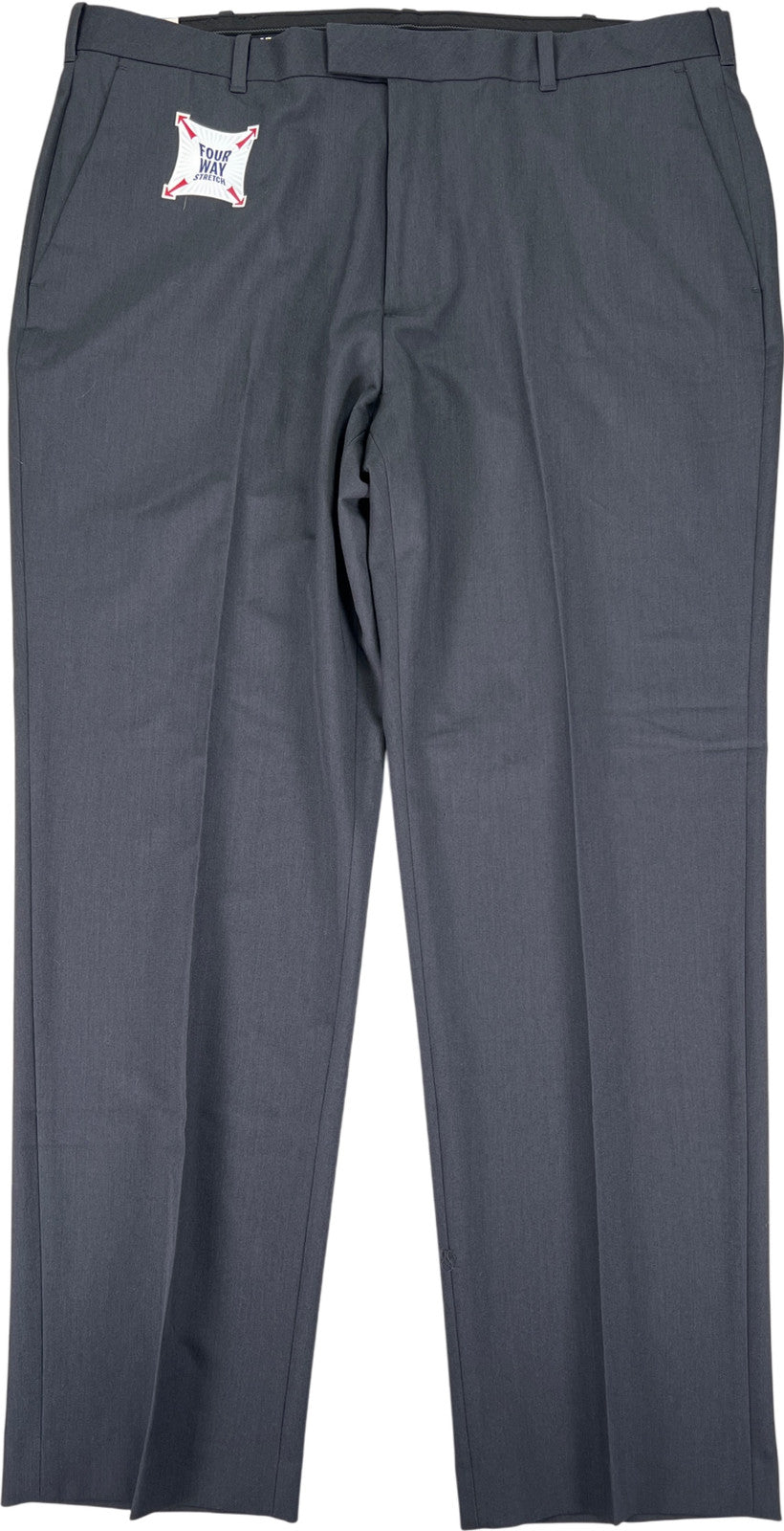 New Izod Men’s Gray Performance Stretch Straight Leg Dress Pants - 36X29