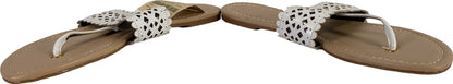NEW Coldwater Creek Women’s Ivory/Beige Saint Tropez Sandals - 9