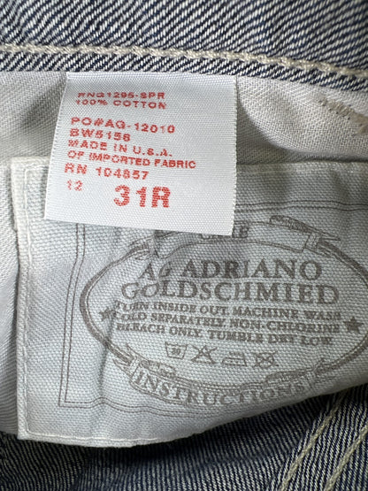 Adriano Goldschmied Women’s Medium Wash Cropped Denim Jeans - 31