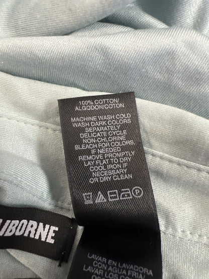 Claiborne Men’s Blue Short Sleeve Polo Shirt - XL