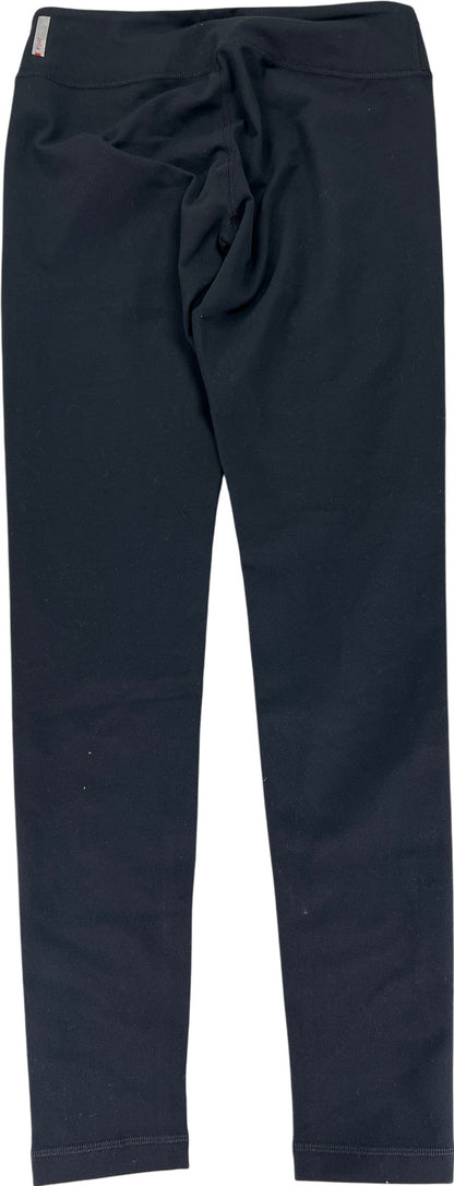 Zeltek Women’s Black Slim Fit Athletic Full Length Leggings - S