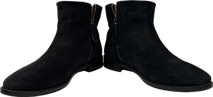 Johnston and Murphy Women’s Black Suede Liliana Ankle Boots - 8