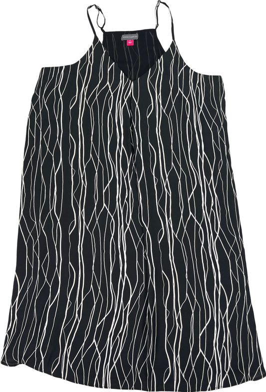 Vince Camuto Women’s Black/White Sleeveless Short Dress - S