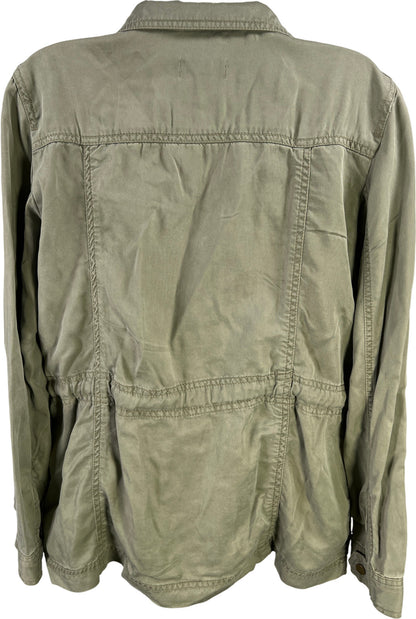 LOFT Women’s Green Long Sleeve Snap Utility Jacket - S