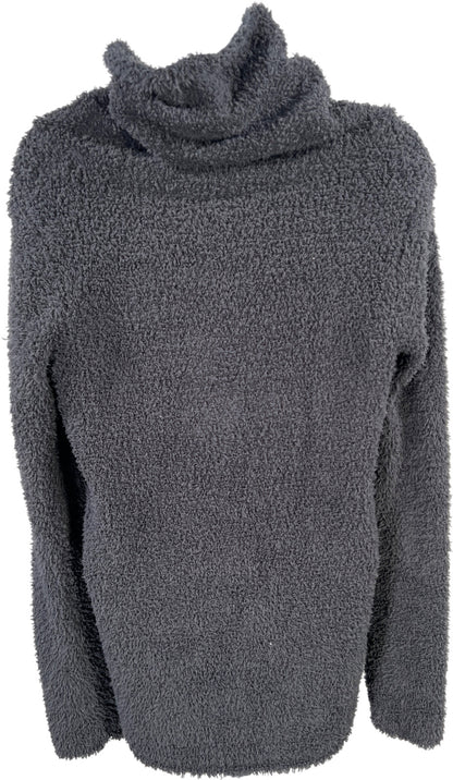 J.Jill Women’s Gray/Blue Soft Fuzzy Long Sleeve Sweater - S