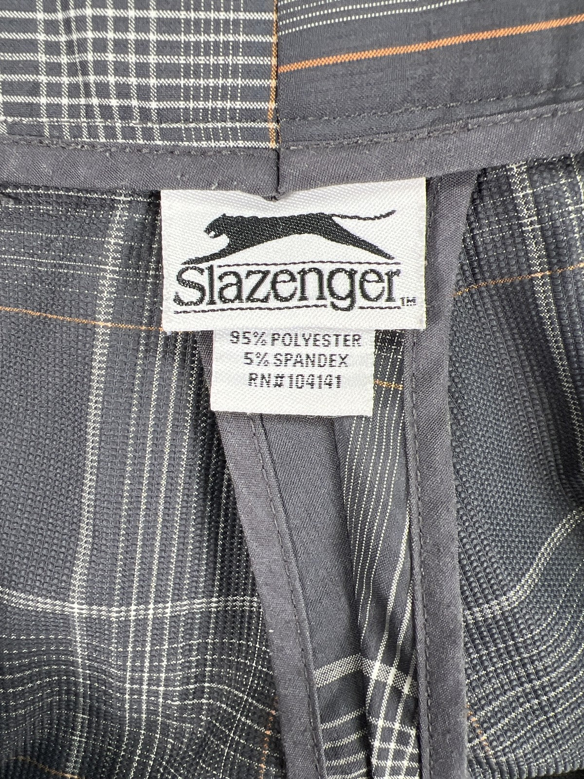 Slazenger Women’s Gray Plaid Athletic Golf Shorts - 38