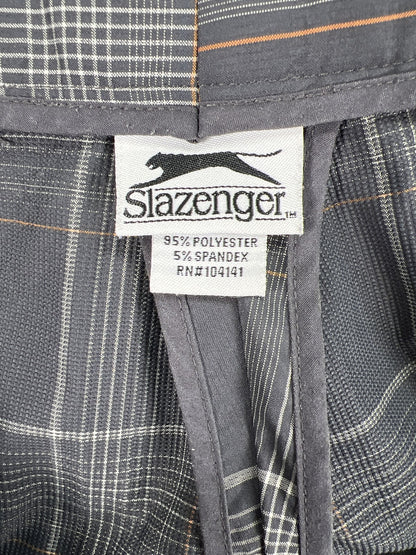 Slazenger Women’s Gray Plaid Athletic Golf Shorts - 38